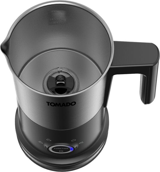 Tomado TMF2401S - Elektrische Melkopschuimer - Warm en koud opschuimen - Verwarmen - Cappuccino maken – PFAS vrij - RVS