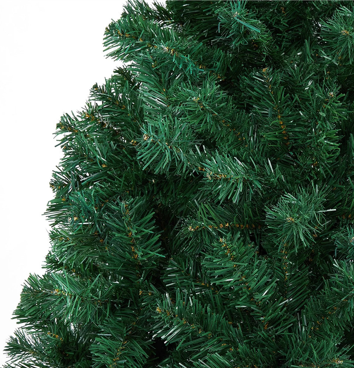 Yaheetech Kunstkerstboom - Groen - 110 x 183 cm - Opvouwbare Metalen Standaard