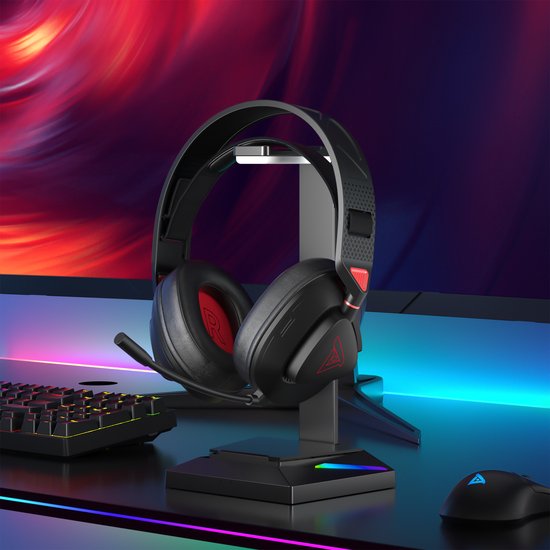 TAIDU THS318 2.4GHz Draadloze Gaming Headset - Over ear koptelefoon - met microfoon - Geschikt voor PS4/PS5, Nintendo Switch - Zwart