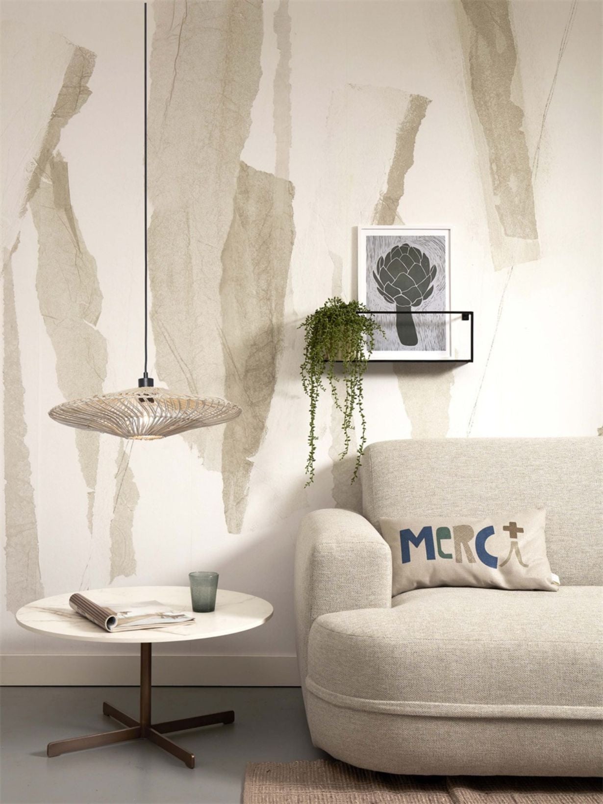Good & Mojo Zanzibar Hanglamp - Bamboe - Naturel
