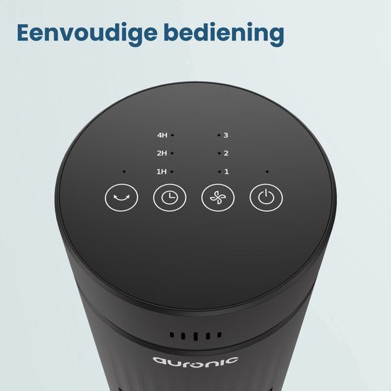 Auronic Torenventilator - Met Afstandsbediening en Timer - Ventilator - 60° Oscillatie - 76 cm - Zwart