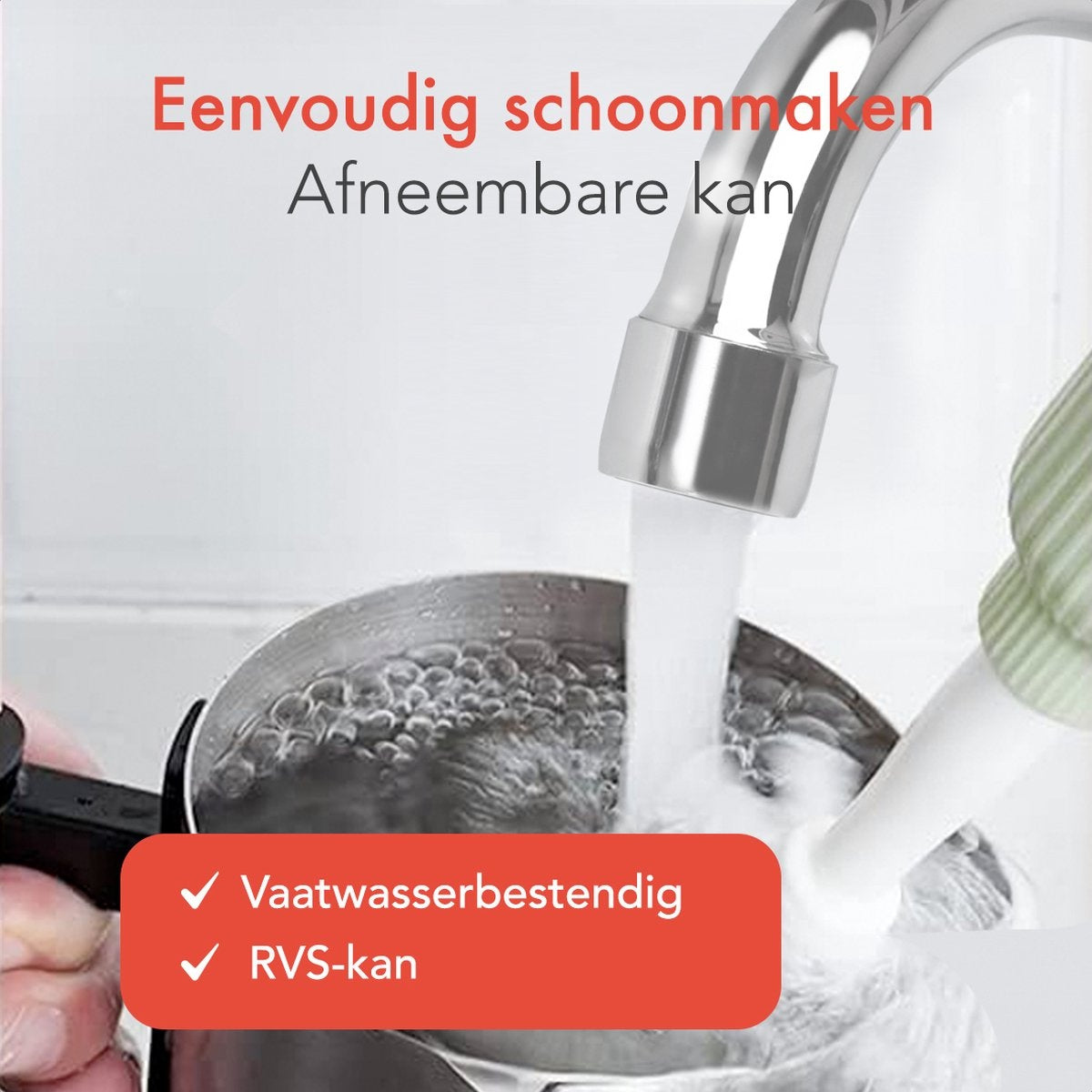 KitchenBrothers - Elektrische melkopschuimer - Vaatwasmachinebestendig - 4-in-1 - 400 ML - Roestvrij staal/zwart
