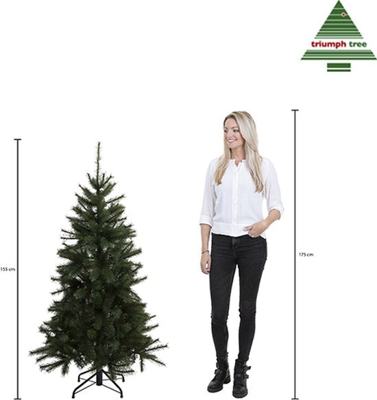 Triumph Tree Forrester Kunstkerstboom - 454 takken - H155 x Ø102 cm - Groen