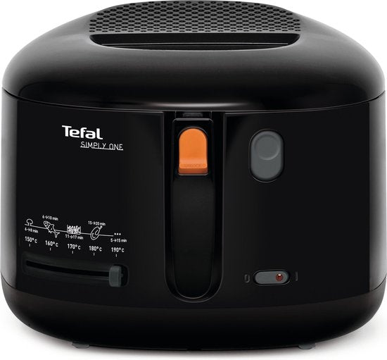 Tefal Simply One FF1608 - Frituurpan - 2,1 L - Coolwall - Kijkvenster - Eenvoudig Schoon te Maken - 1900W - Zwart