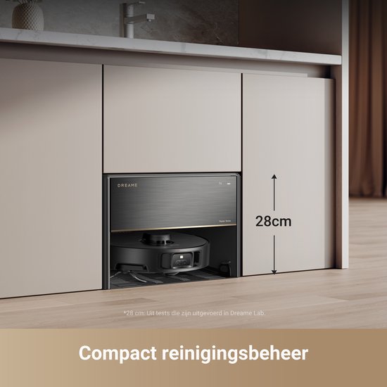 Dreame X40 Master - Robotstofzuiger met dweilfunctie - Compact handsfree basisstation - Innovatieve moptechnologie - Automatische watervulling