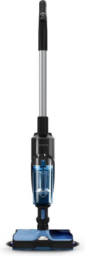 Rowenta X Combo 2in1 GZ3038 - Verticale Stofzuiger - Droog en Nat - Zwart/Blauw