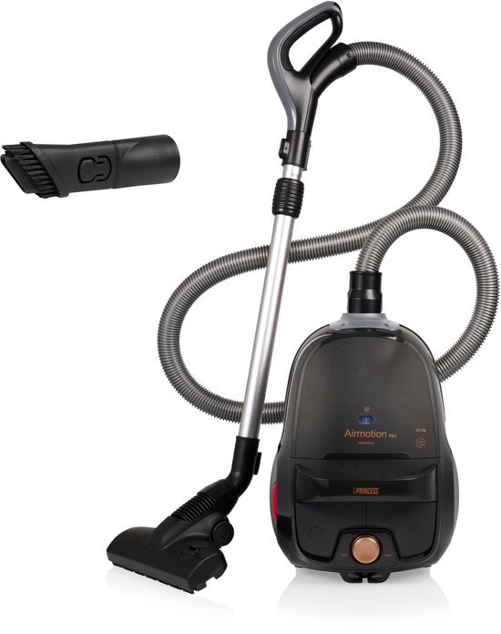 Airmotion Pro Stofzuiger - 336090 - Met zak - Volume: 4L - 800W - Bereik van 12m - HEPA-filtersysteem - Snelheidsregeling & uniek geurfilter