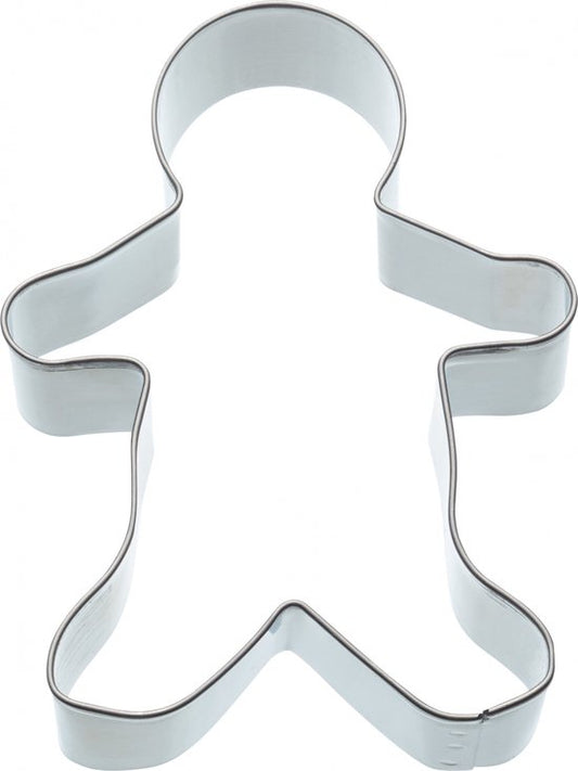 Kitchencraft Uitsteekvorm Peperkoekman 10 Cm Rvs Zilver