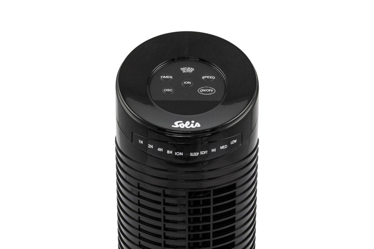 Solis Tower Ventilator 749 Ventilator Toren - 38 cm Hoog - Zwart