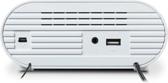 Roberts Radio Ortus DAB Charge Klok Analoog & digitaal Wit