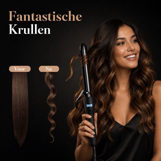 Vaive Krultang met Klem - 32MM - Krultangen - Haarkruller - Hair Curler - Curling Iron
