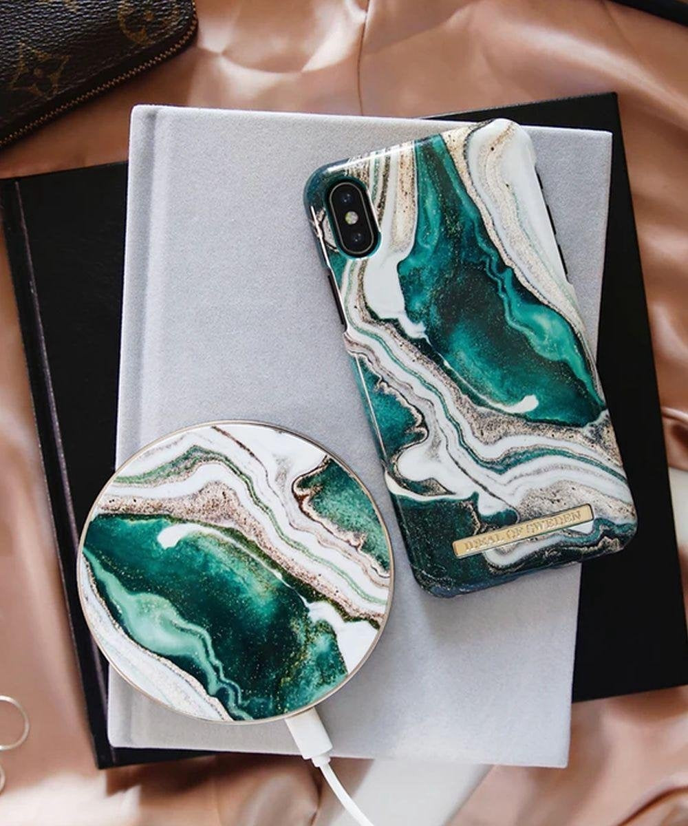 iDeal of Sweden iPhone 11 Pro Backcover hoesje - Golden Jade Marble