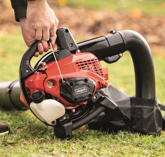 Scheppach 3-in-1 Benzine Bladblazer LBH3500P - 25.4cc - 900W - 1,2PK - Bladzuiger, Bladblazer & Versnipperen - Blaassnelheid 260 km/u - 790 m³/u - 50L opvangzak