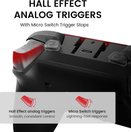 GameSir G7 Pro - Bedrade controller - Hall Effect - Xbox Series X/S, Xbox One, PC en Android - Wit