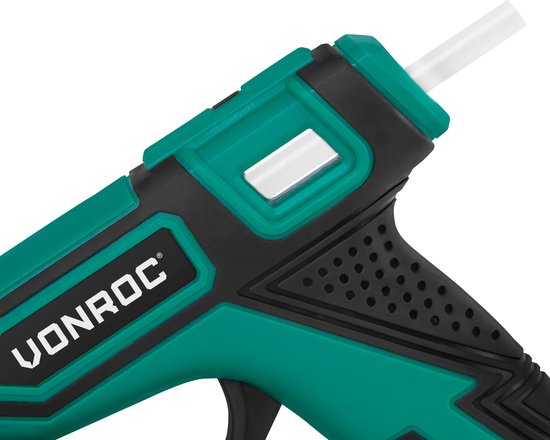 VONROC accu lijmpistool 4V – 1.5Ah – Incl. 8 lijmpatronen Ø7x100mm