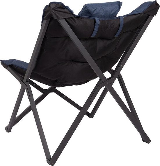 Bo-Camp - Industrial - Relaxstoel - Brandon - Cationic - Blauw