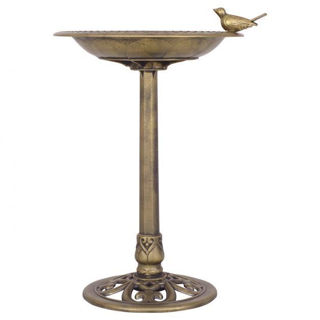 Coast Vogelbad - Vogelvoederhuisje - 76 cm Hoog - Brons