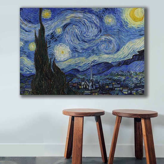 Vincent Decoratief canvas schilderij | Houten lijst | 70 x 100 cm - Asir Group - Canvas foto - Canvas foto