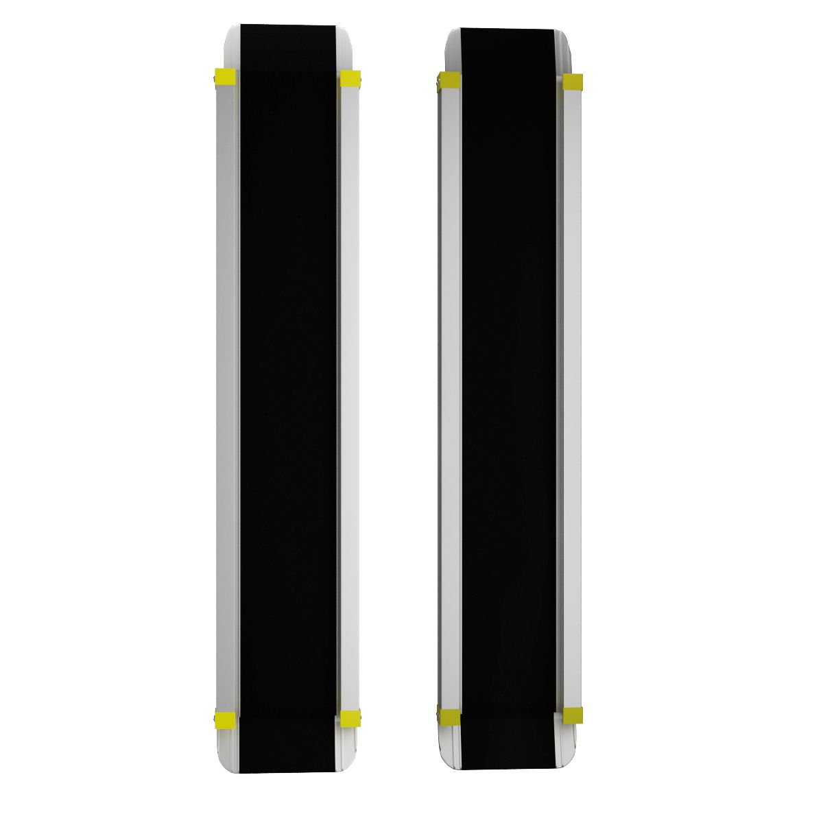 Coast Telescopische Rolstoelhelling Set van 2 - Aluminium Oprijplaten met Antisliplaag - 91,5-152,5 cm - Zilver - Draagvermogen 270 kg