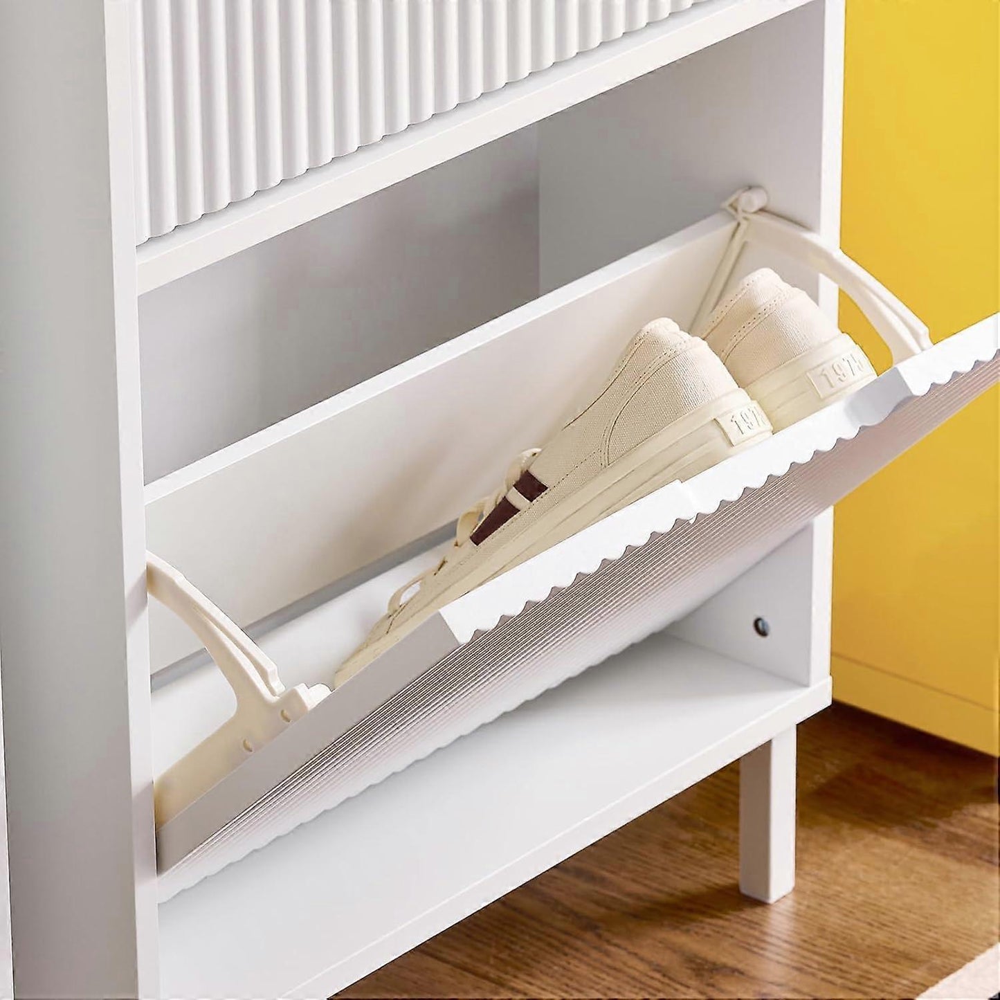SoBuy  - Schoenrek Schoenopbergkast - Wit - B50 x D19 x H130 cm