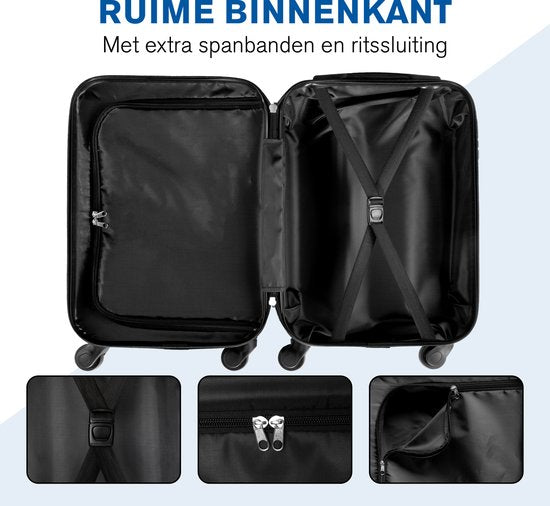 Slazenger Kofferset 2 Delig - Handbagage Trolley 26L en Ruimbagage Koffer 71L - Zilver