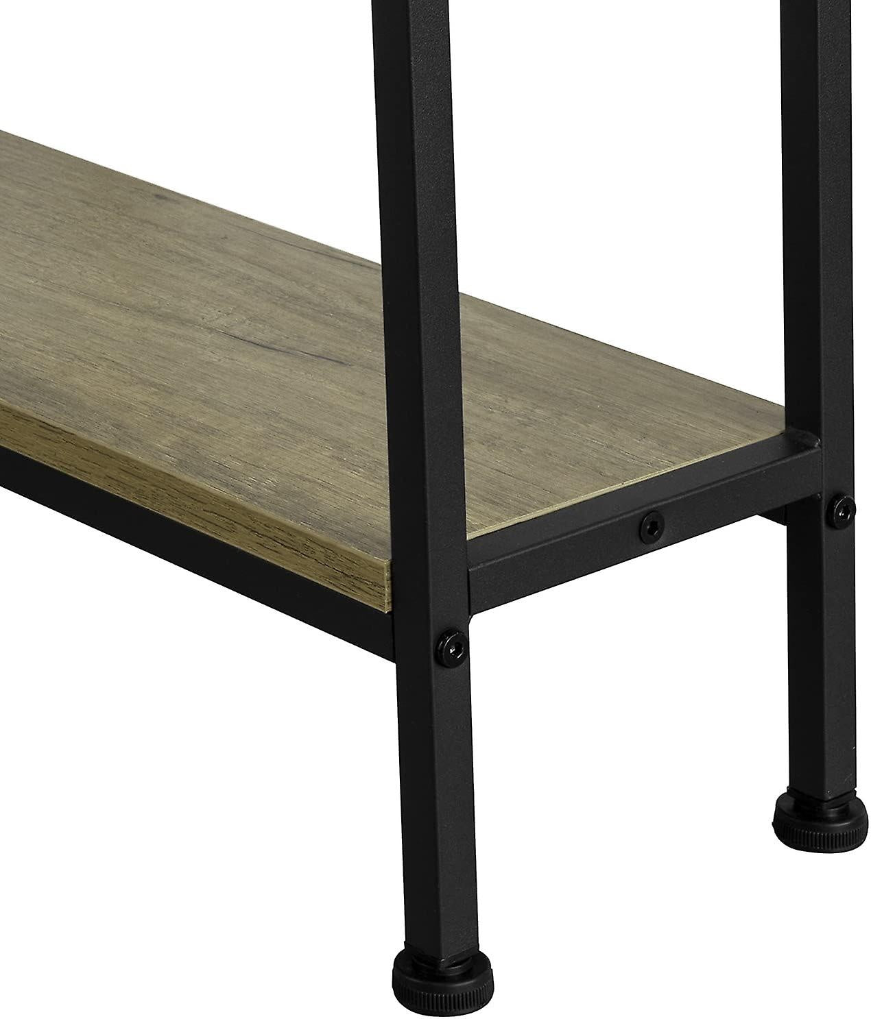 SoBuy Bijzettafel met 3 planken - Max. 50 kg - 120 x 20 x77 cm - Modern