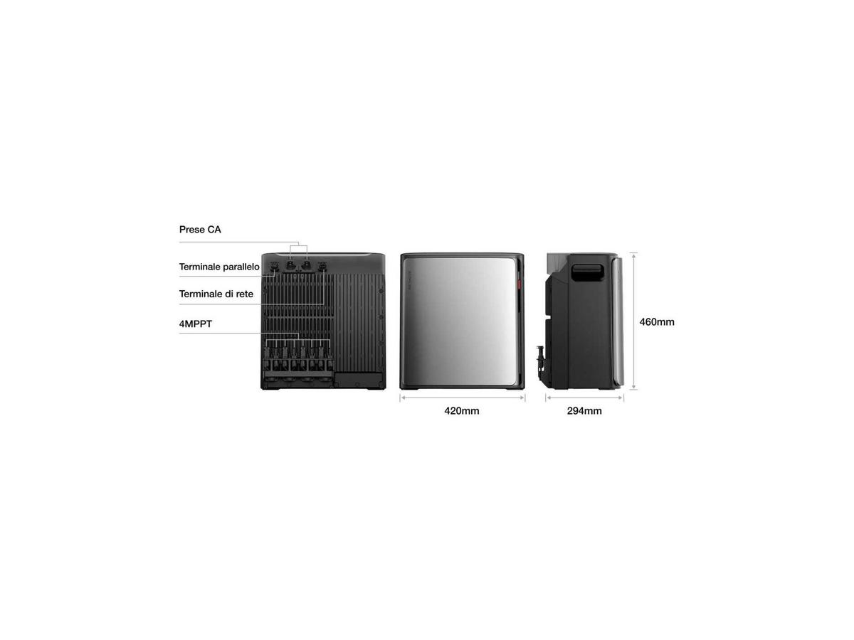 EcoFlow Stream Ultra X Thuisbatterij - 2300W Vermogen - Compact Design