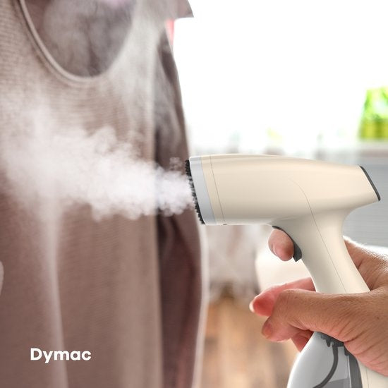 Dymac SilkSteam Fusion Kledingstomer – Stoomreiniger – Stoomapparaat Kleding en Meubilair – Handstomer – Kleding Stomer - Inclusief Pluizenborstel