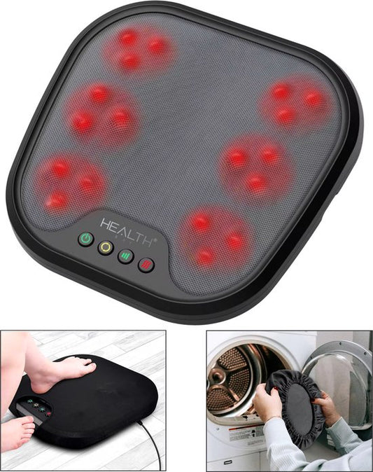 Health Bay® Voetmassage Apparaat - Verwarmde Shiatsu Massage - Voetmassage Apparaat Bloedsomloop - Wasbare Hoes - Infrarood Verwarming -