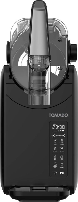 Tomado TSM2002B - Slushmachine - Slushpuppy maker - 5-in-1 Slush - Slush Puppy - 2 liter slush - Tot 12 uur bevroren drankjes - Touchcontrol bediening - Zwart