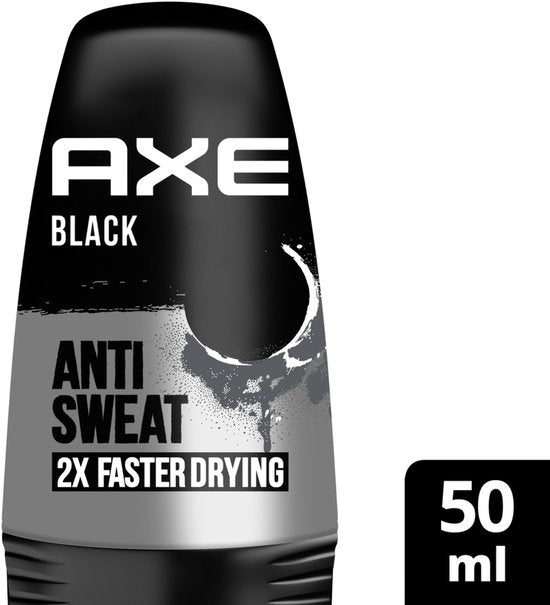 Axe Deodorant Men- Roll-On - Black - 6 x 50 ml - Voordeelverpakking