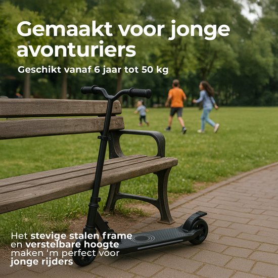 Denver elektrische step voor kinderen - 10km/u - Kinderstep - LED Verlichting - 6km Bereik - SCK5500B