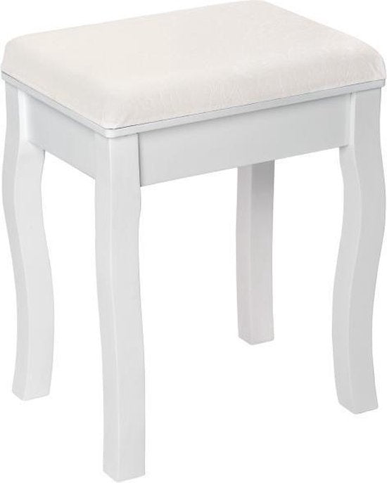 tectake® - make up kruk schminkkruk met gestoffeerde zitting - 402073