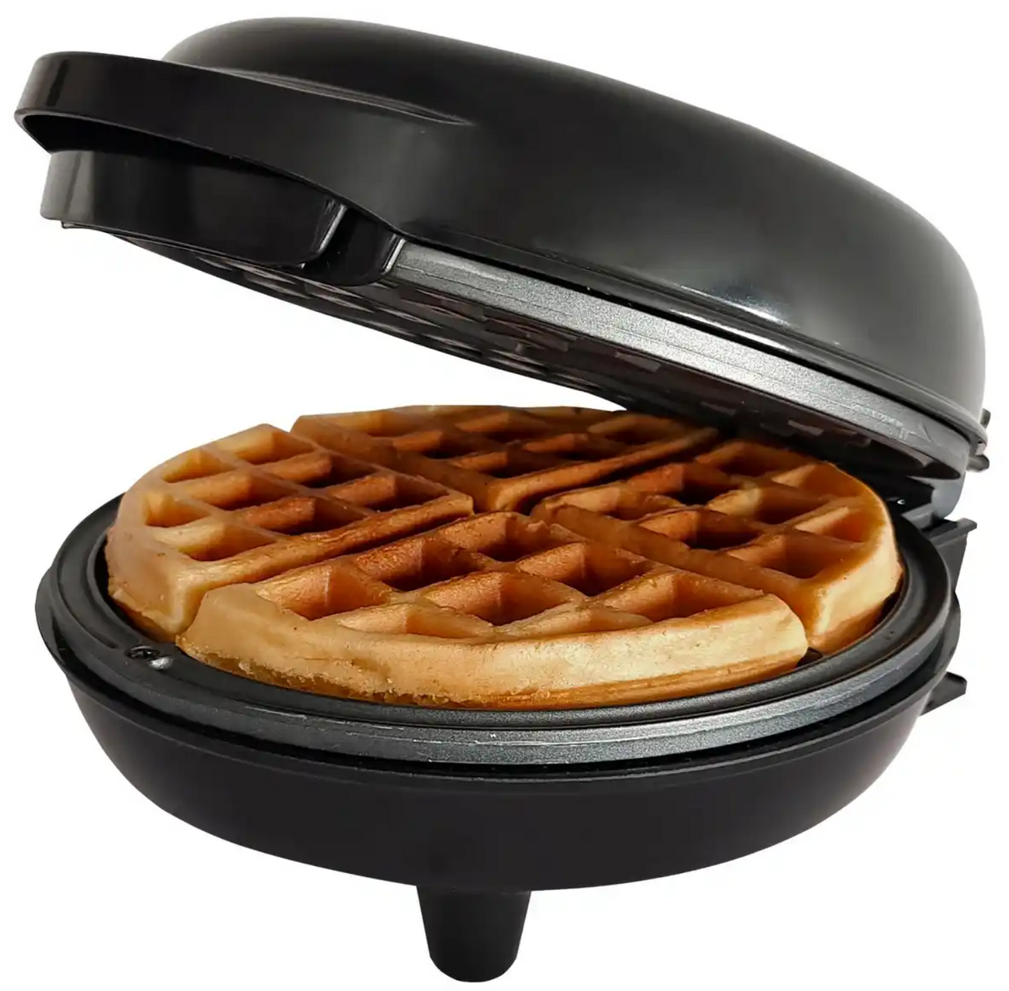 Bestron Wafelijzer AWM6Z – Brusselse Wafels – Ø 11 cm Antiaanbaklaag – 750W