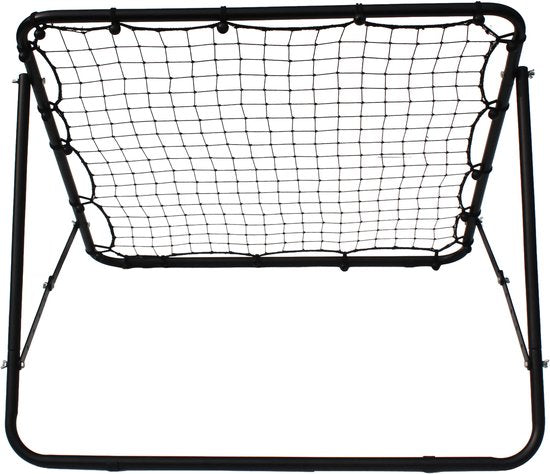 AXI Rebounder100 Zwart – 100x100cm – Verstelbare rebounder – Kickback – Tchouk - Multisport