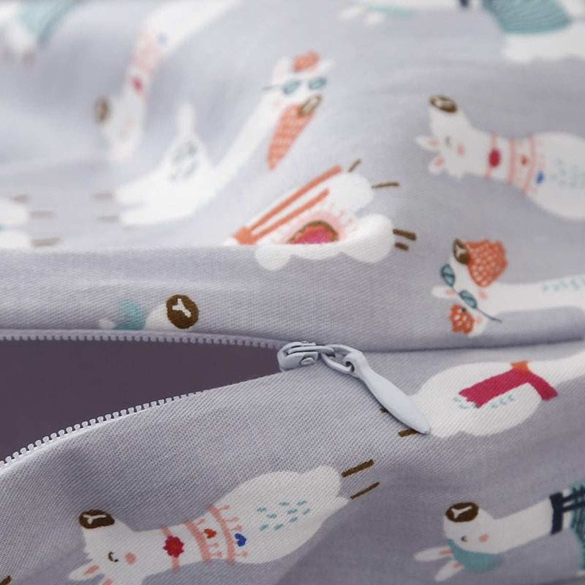 Luna Verzwaringsdeken Hoes Kind - 4 Seizoens Dekbedovertrek - Weighted Blanket - Dierenpatroon - 100*150 cm