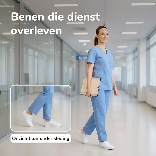 Alyze Compressie kousen - 2 paar - Maat 38-40 - Hoog - 20-30 mmHg - Sokken voor mannen & vrouwen - Medische - Neuropathie - Steunkousen - Diabetes - Doorbloeding, Hardlopen, Vliegtuig, Bed - Nude