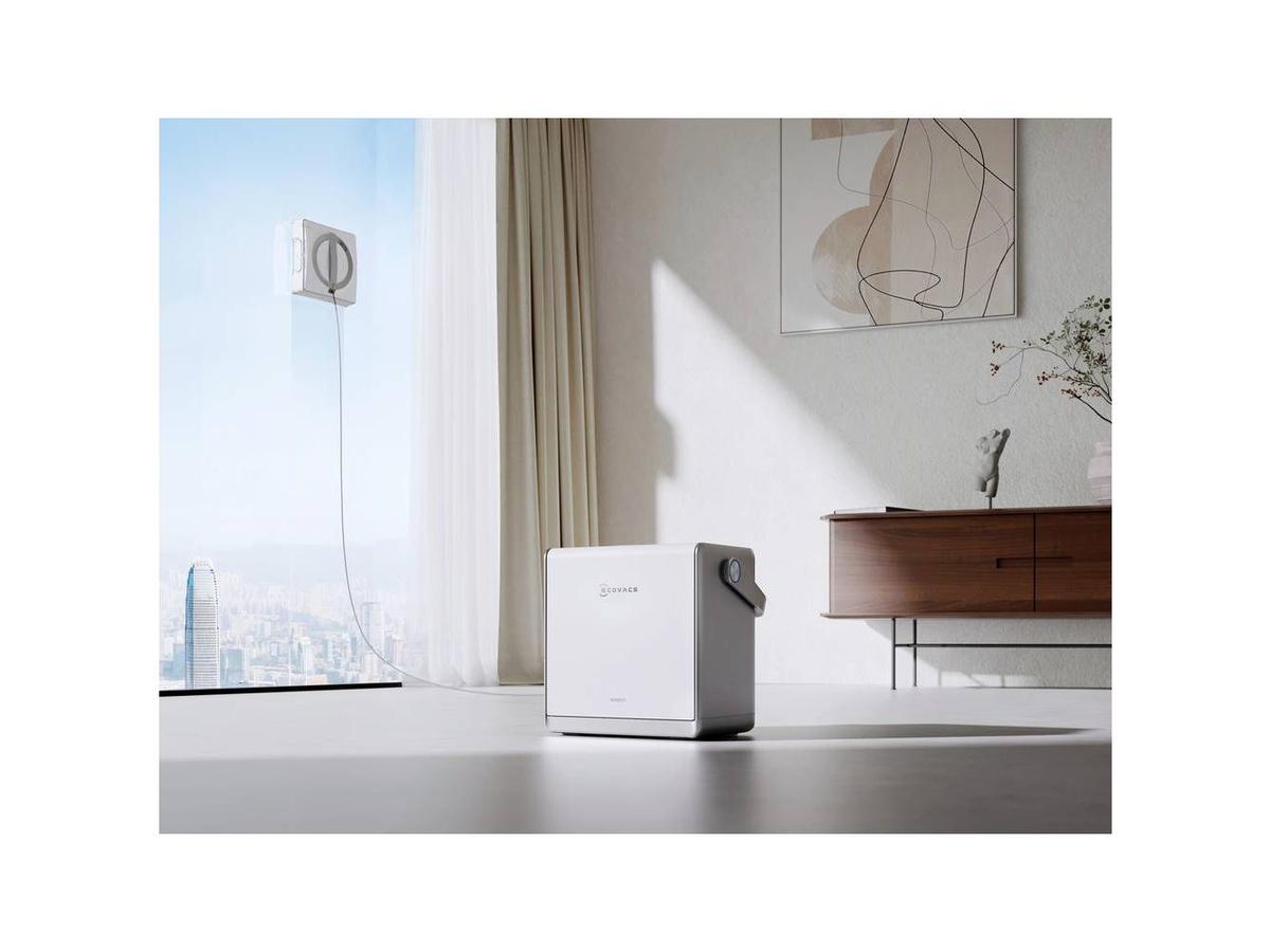 Ecovacs Winbot W2 Pro Omni Ruitenreiniger Robot - Geavanceerde Navigatie - Zelfreinigend - Wit