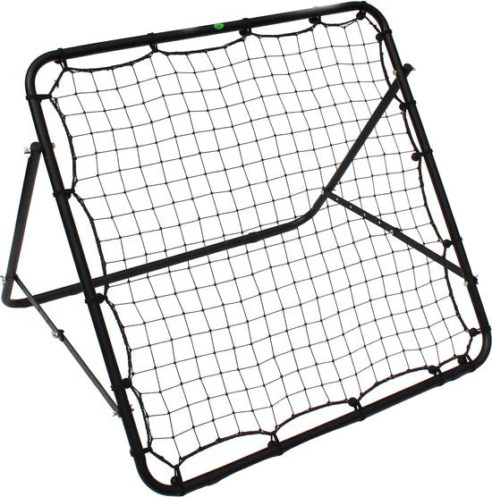 AXI Rebounder100 Zwart – 100x100cm – Verstelbare rebounder – Kickback – Tchouk - Multisport