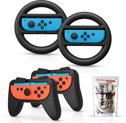 Controlla - Accessoires geschikt voor Nintendo Switch 2 - Joy Con grip set voor Nintendo Switch 2 - Controller en stuurwiel
