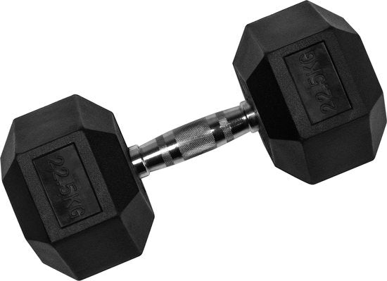 VirtuFit Hexa Dumbbell Pro - 22,5 kg - Hexagon Dumbbell - Krachttraining - Per Stuk