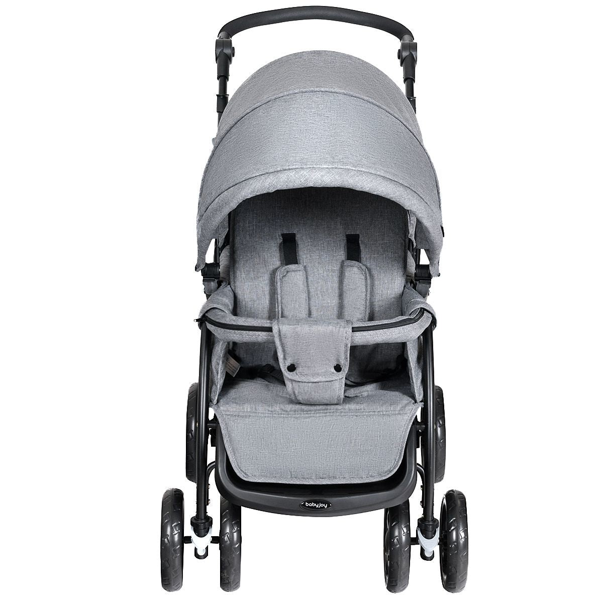 Coast Opvouwbare Tweeling Kinderwagen - Twin Buggy - voor 2 kinderen - Grijs