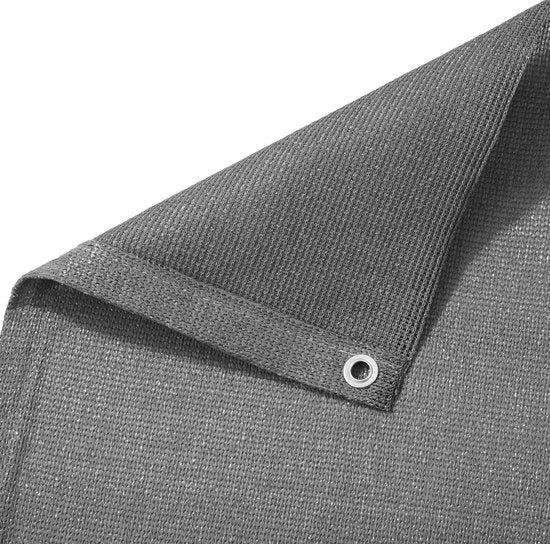 tectake -  Balkonscherm, variant 2 grijs 75 cm  - 402878