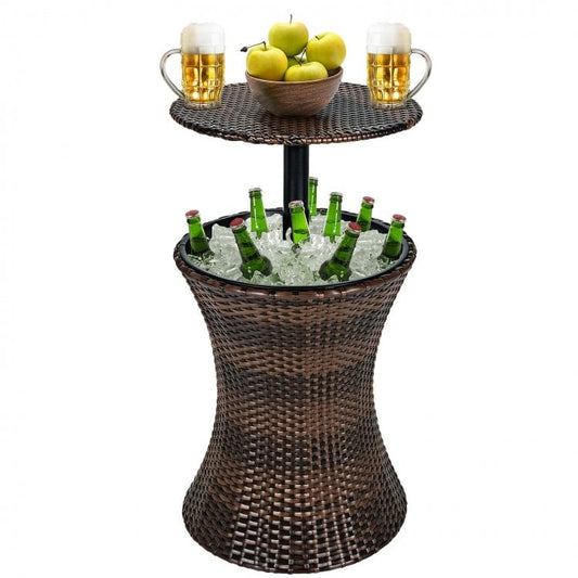 Coast Bartafel met Koeler - In hoogte verstelbar - 49 x 49 x 82 cm - Bruin