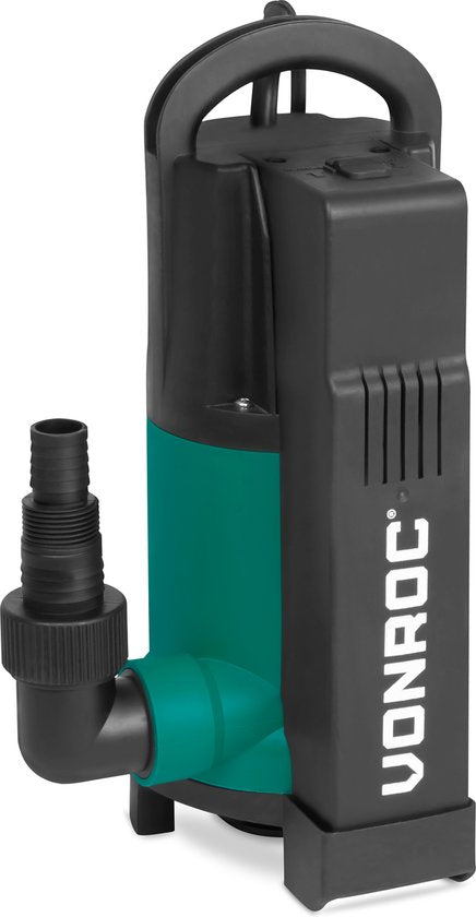 VONROC Dompelpomp – Met Ingebouwde Vlotter – 14000 l/h – 750 W – Zwart