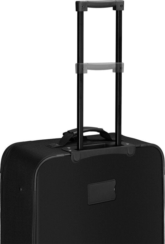 Juskys Trolley Reiskofferset / Kofferset Athen - 5-delig - Zwart