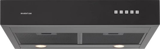Inventum AKO6015ZWA onderbouw afzuigkap 60 cm - Afzuigcapaciteit 350 m3/h - Geschikt voor grote keuken - 3 standen - Ledspots - Luchtafvoer en recirculatie - Zwart