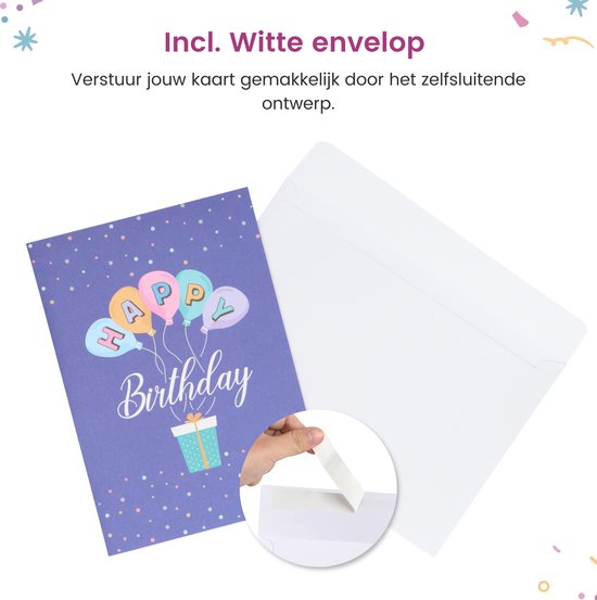 Partizzle 1 stuks Pop up 3D Teckel Verjaardagskaart met Envelop - Happy birthday Kaarten - Popupkaarten - Volwassenen & Kinderen - 15x21 cm