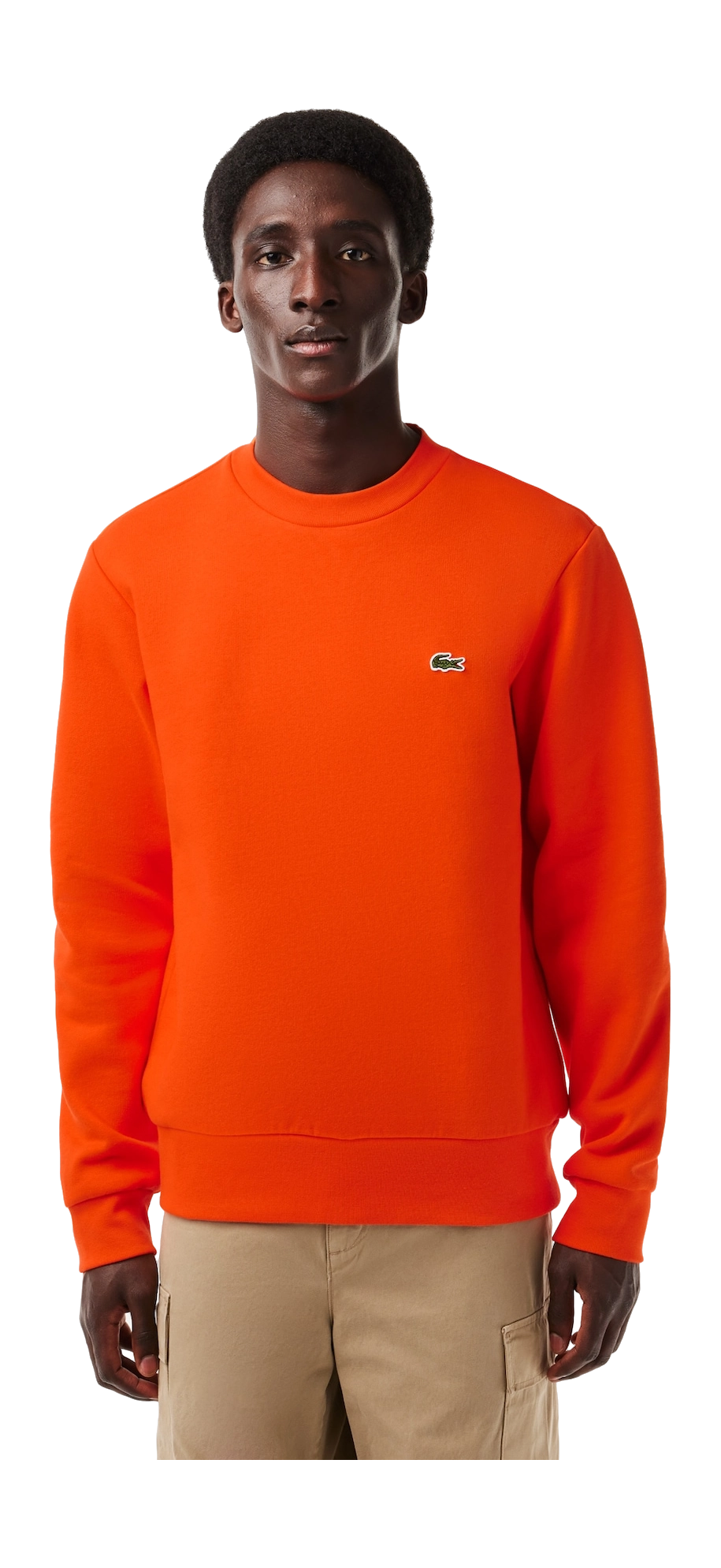 Signature Sweatshirt Lacoste – Heren – Comfortabel & Sportief – Sunrise – Maat XS