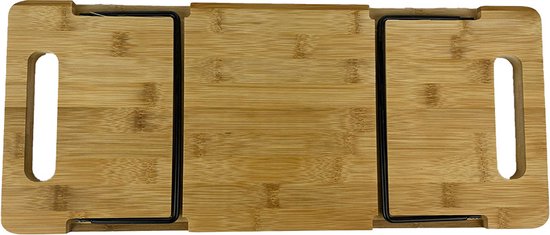 Bamboe uitklapbare Serveerplank - Tapas - Ontbijttafel 48x20cm